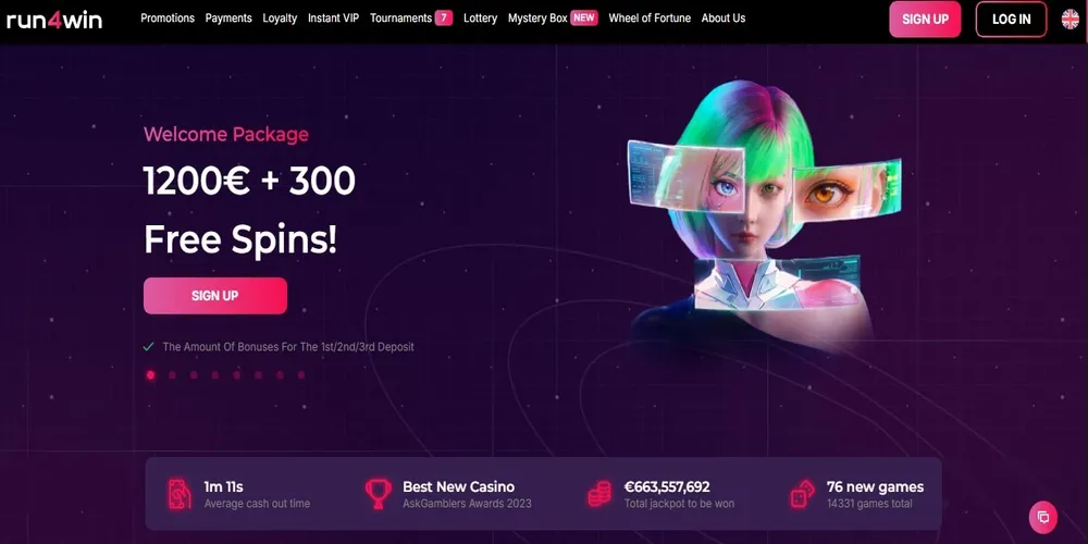 Run4Win Casino Startseite